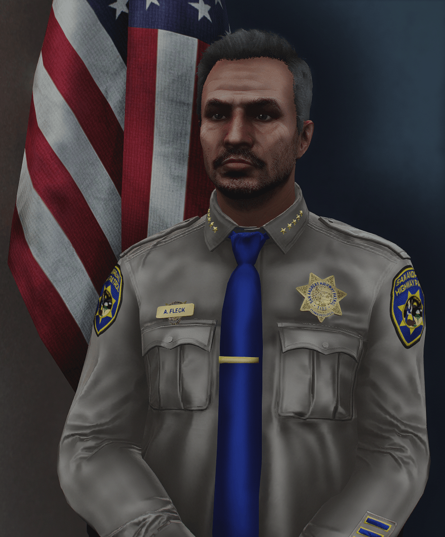 Portrét - Chief of Police Kenneth Harrisson