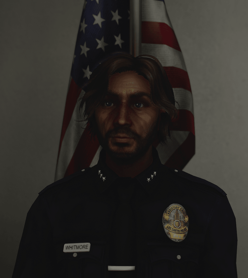 Portrét - Assistant Chief of Police Zayne Whitmore